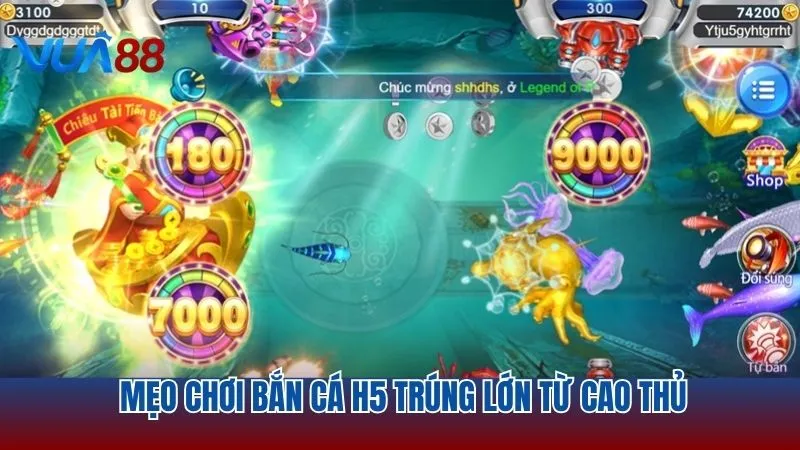 Bí quyết khi chơi bắn cá H5 để tăng cơ hội chiến thắng tại Vua88