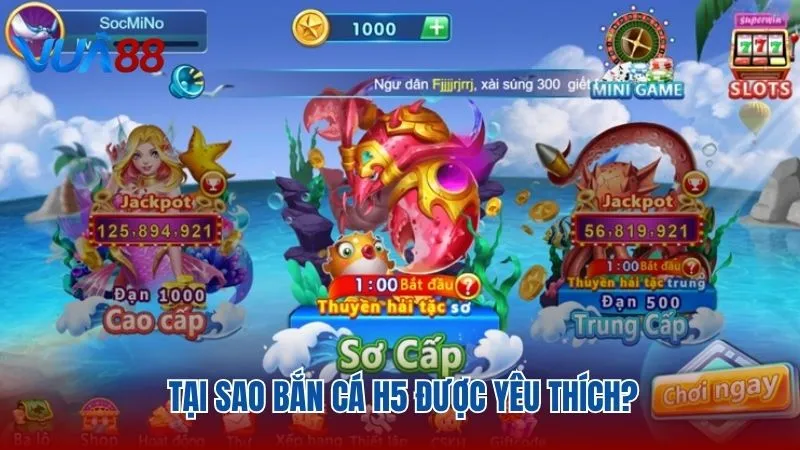 Trò chơi gây sức hút nhờ tựa game mới lạ, phần thưởng giá trị tại Vua88